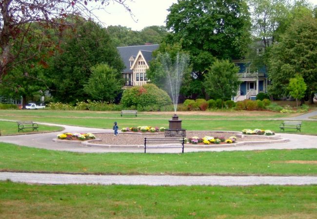 Revitalized Fountain at Fort Hill Park, Lowell, MA (Olmstead Park Restoration)